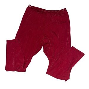 Yitty lizzo wine cranberry leggings 3x like new nwot